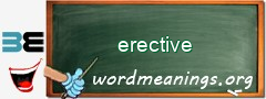 WordMeaning blackboard for erective